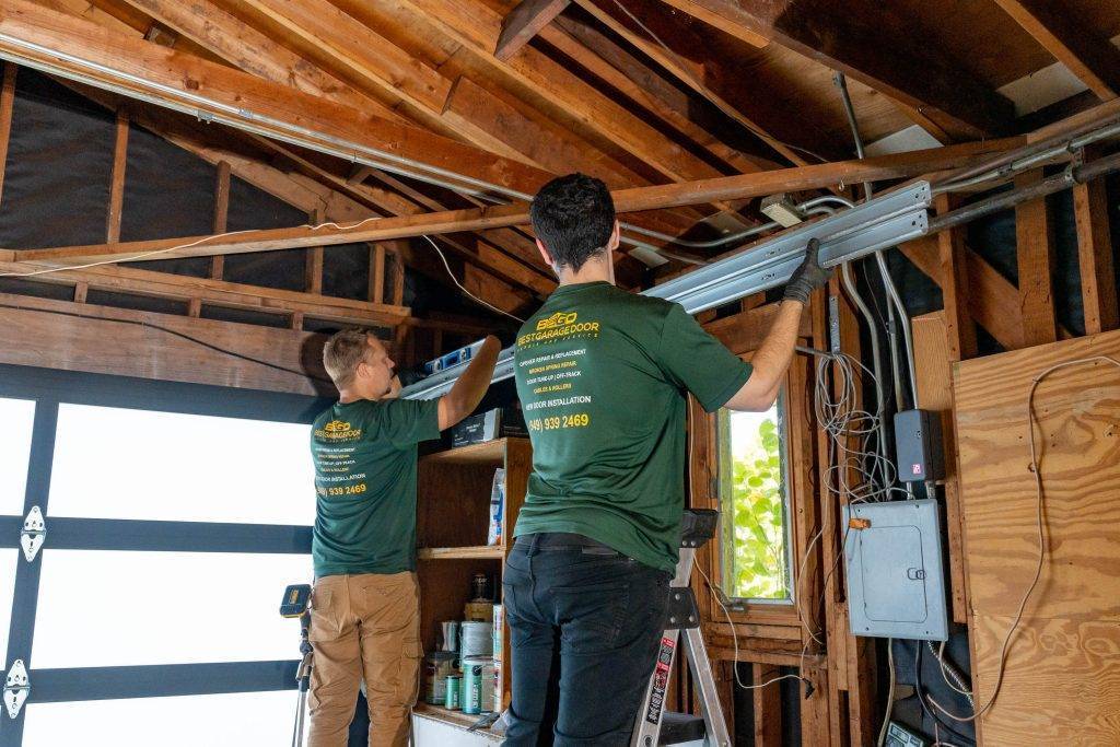 Garage door installation in Orange County