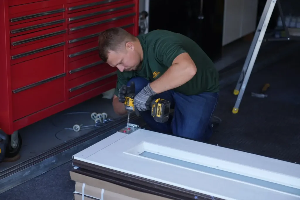 garage door repair man in seal beach